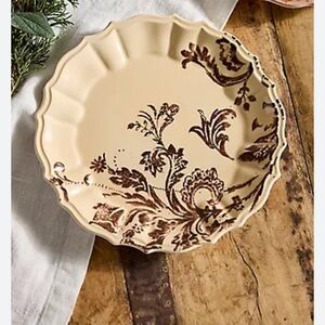 Anthropologie Botanical Silhouette Side Plate